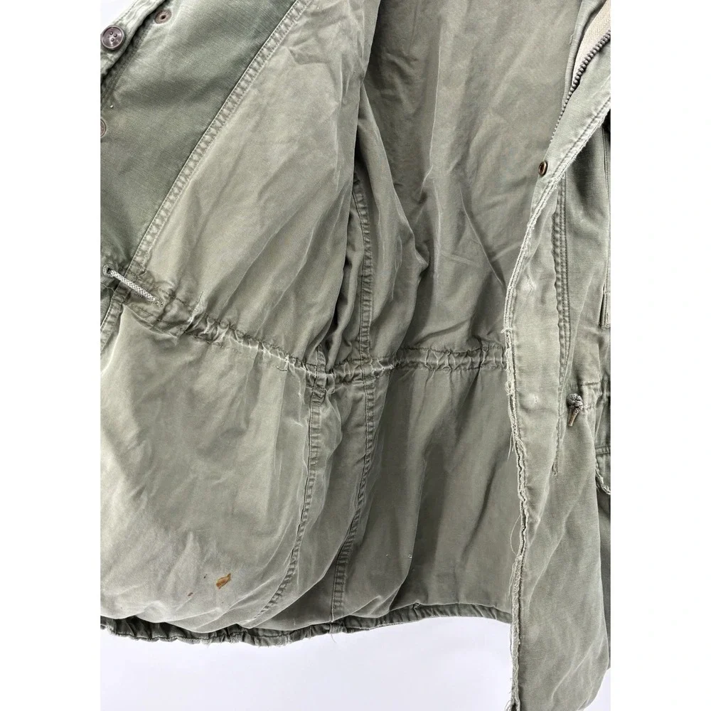 US Army M-65 Field Jacket Size Small USA Vintage Coat M65 Distressed Vietnam Era